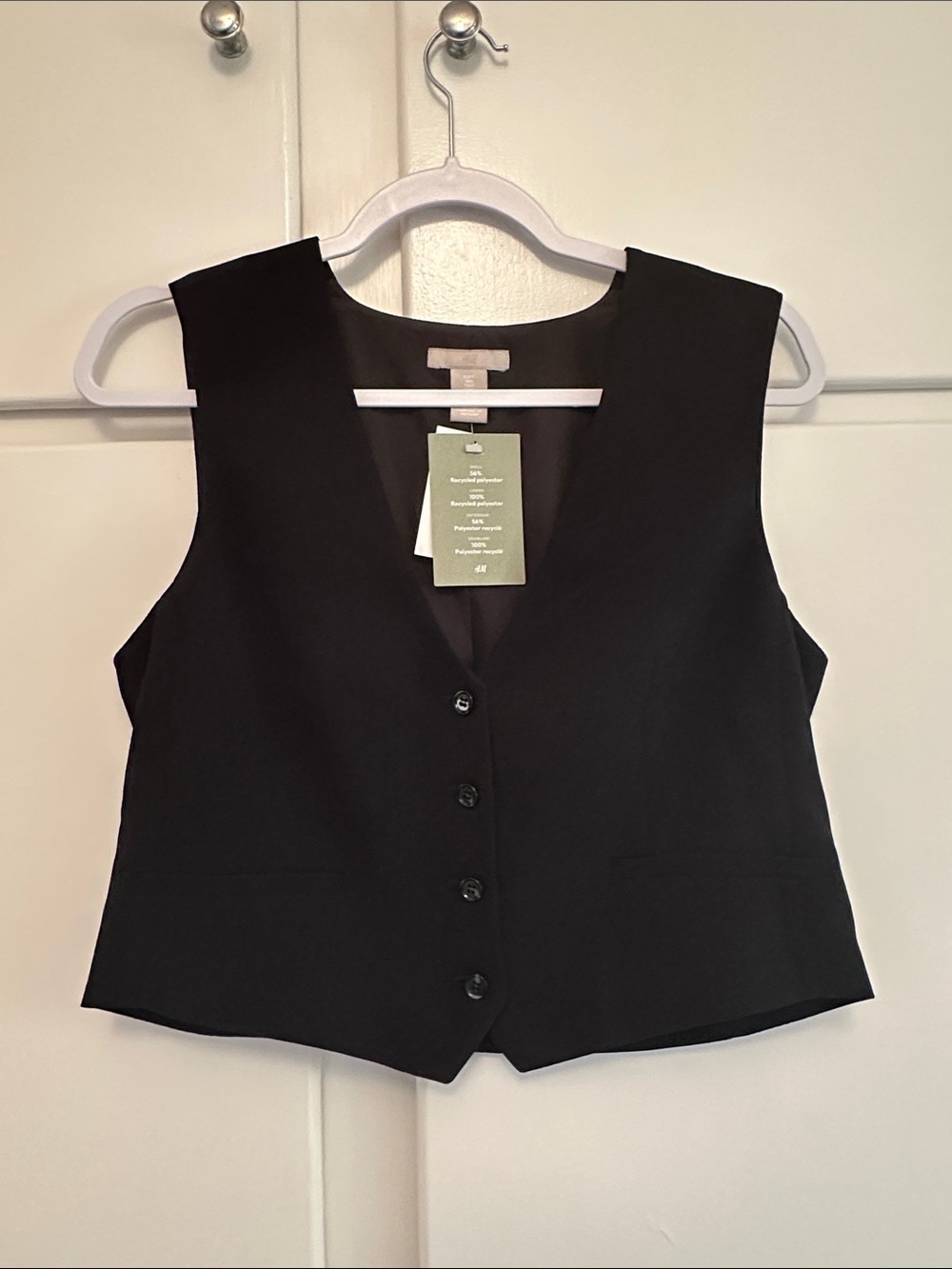 NWT H&M Black Vest Tank Top